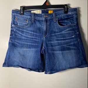 Pilcro and the Letterpress Women Medium Wash Denim Shorts Size 28 Blue